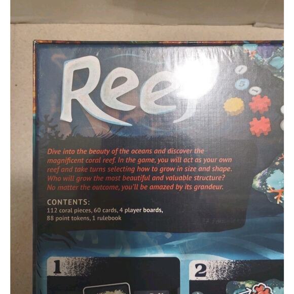 Reef Board Game By Next Move Second Edition New Sealed - Picture 2 of 3